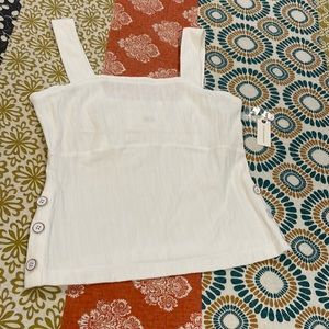 Anthropologie ivory tank